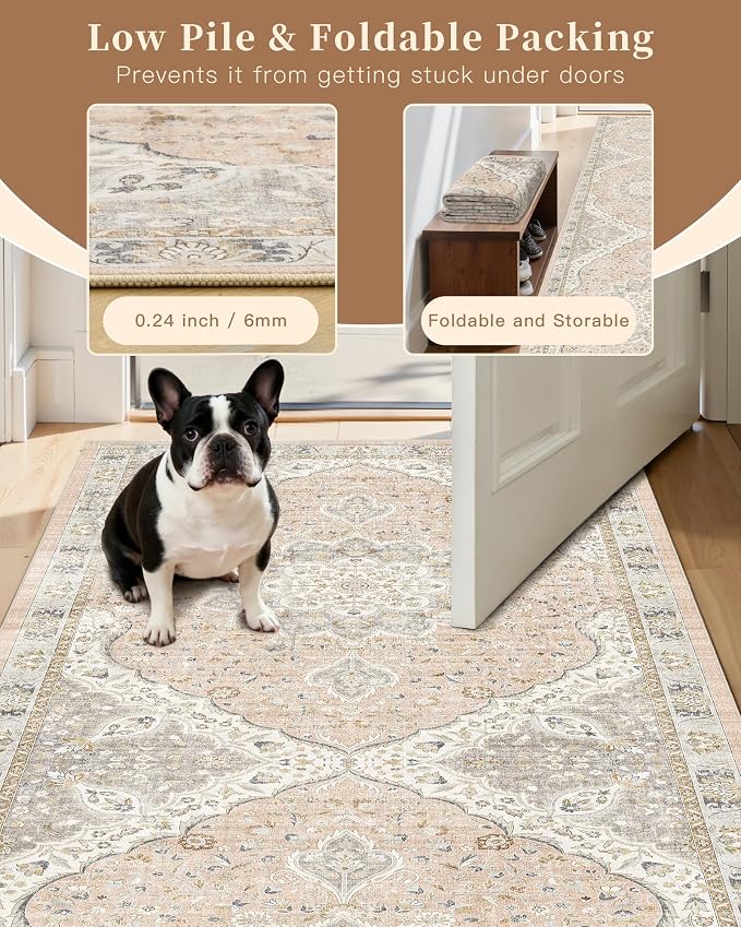 Madane Washable Runner Rugs 2x10 Long - Image 7
