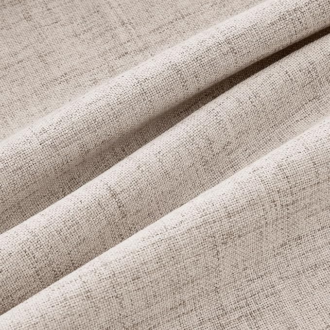 MIULEE 100% Blackout Linen Curtains - Image 9