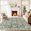 AMADA HOMEFURNISHING 5x7 Area Rugs, Washable Living Room Rug Low-Profile by AMADAHOMEFURNISHING