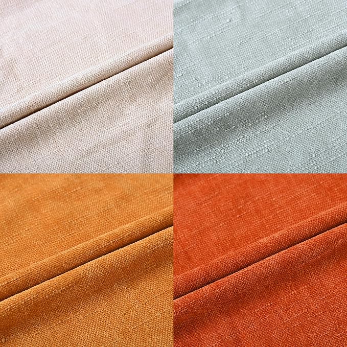 Set of 4 Soft Textured Decorative Throw Pillow Covers 24x24 Inch Cozy Farmhouse - Image 7