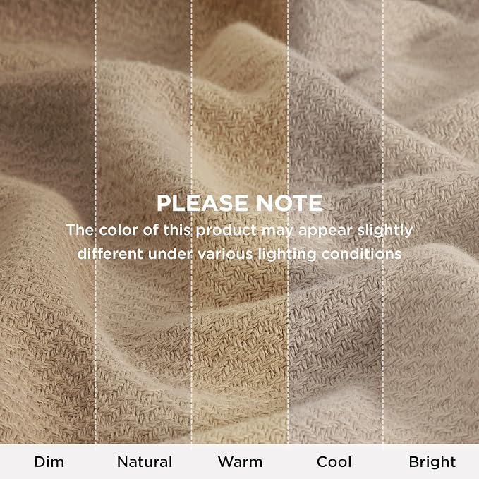 Bedsure GentleSoft 100% Cotton Blanket King Size - Image 8
