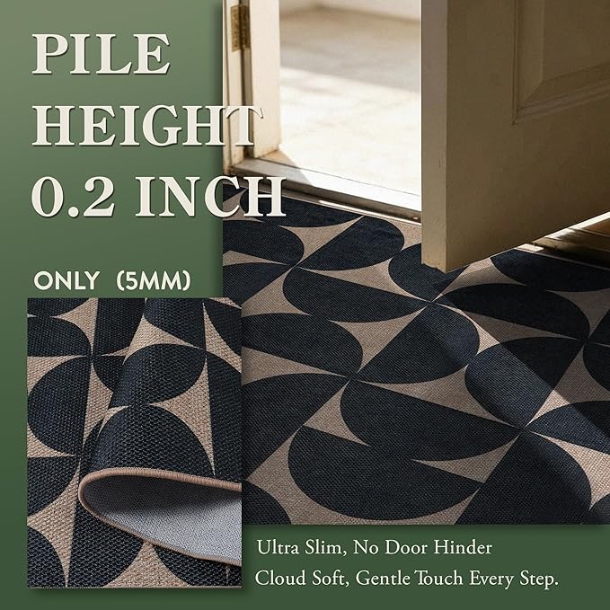 Lahome Semi Circle Front Porch Rug - Image 4