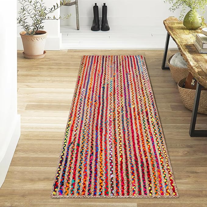 Hausattire Boho Braided Runner Rug - Image 4
