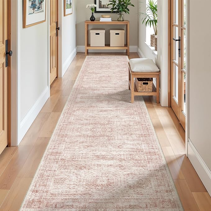 2x10 Runner Rug Non Slip, Washable Hallway Runner Rug, Laundry Room, Soft - Image 3