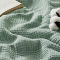 Bedsure 100% Cotton Muslin Blanket Queen Size by Unknown