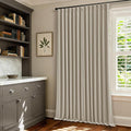 Extra Long Blackout Pleated 126 Inch Curtains Floor Ceiling Oatmeal Beige | by Twodrapes