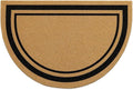 OLANLY Half Circle Front Door Mat, Low Profile Doormat, Stain and Fade Resistant by OLANLY