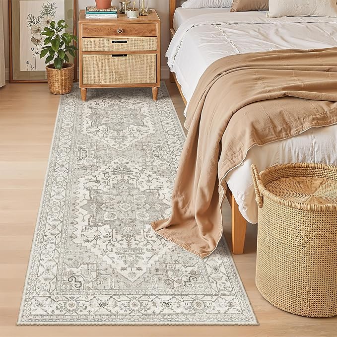 Madane Hallway Runner 3x8, Kitchen Rugs Washable Entry Rug, Soft Low-Pile - Image 3