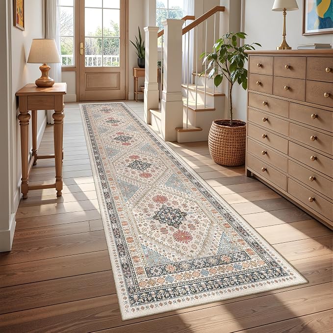 Hallway Runner Rug 2x12 Extra Long Washable Runner, Non Slip Runner - Image 3
