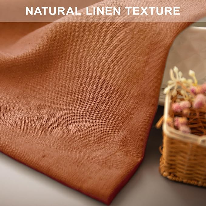 Burnt Orange Curtains 120 Inches Long - Image 8
