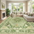 RELEANY Washable Area Rug, Large 10'x12', Water Repellent, Pet Friendly by RELEANY