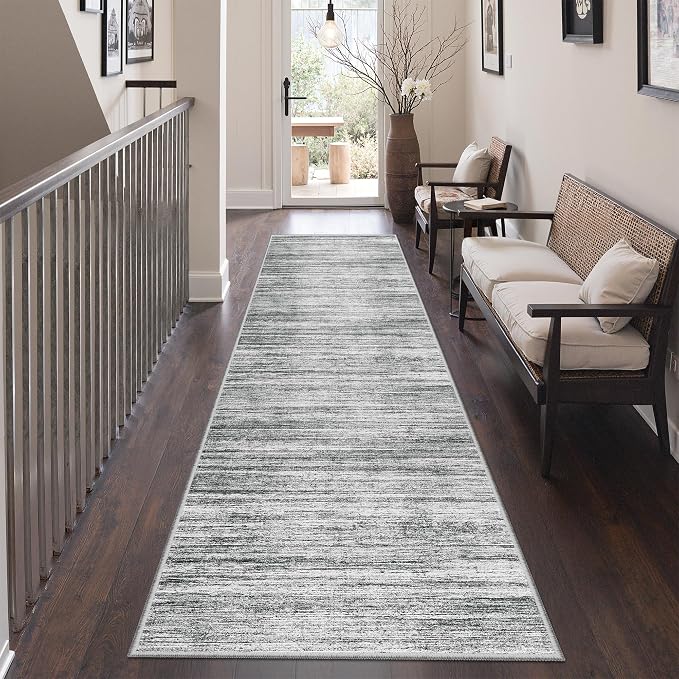 2x8 Runner Rug Non Slip, Washable Hallway Runner Rug, Nursery Room, Soft Runner by Restydon