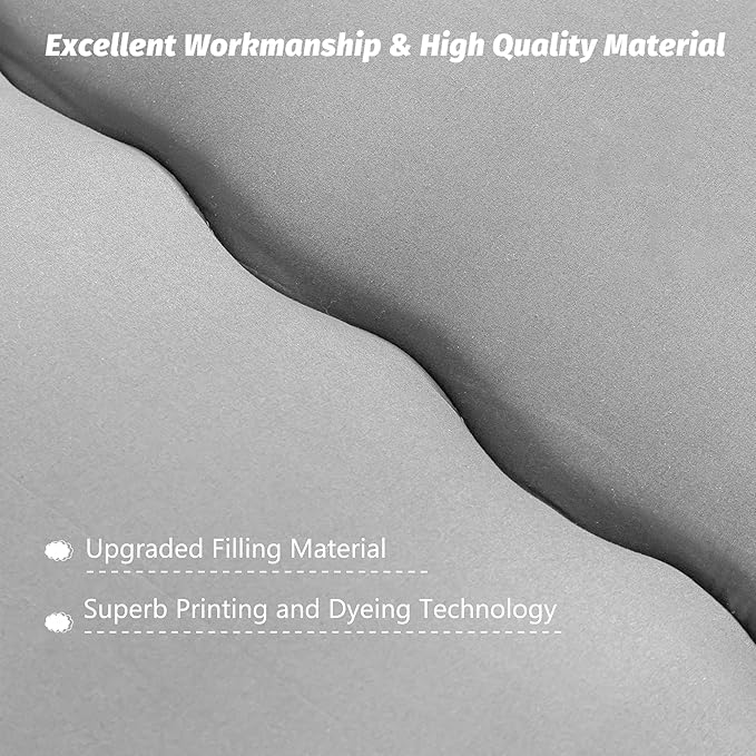 MAXYOYO Japanese Floor Mattress Futon Mattress, Thicken Tatami Mat Sleeping Pad Foldable Roll Up Mattress Boys Girls Dormitory Mattress Pad Kids Floor Lounger Bed Couches and Sofas, Grey, King