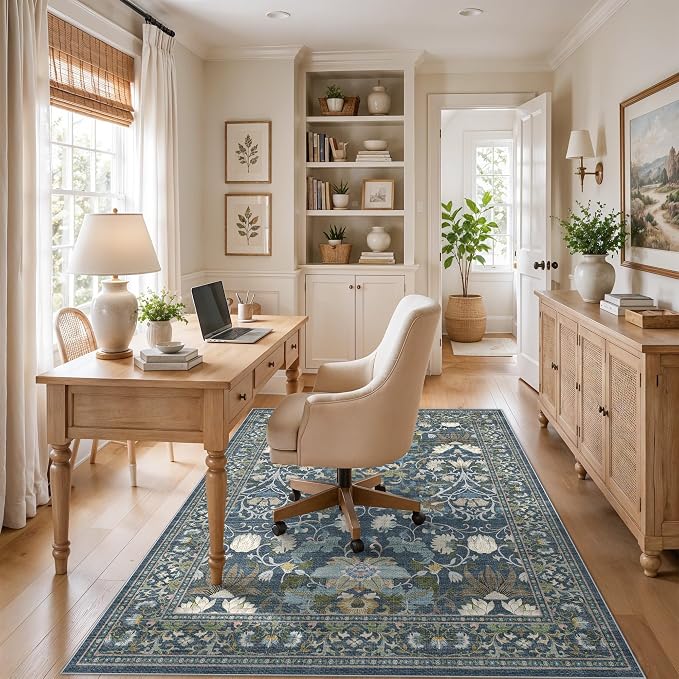 Living Room 6x8 Area Rugs: Farmhouse Washable Ultra Soft Carpet - Image 8