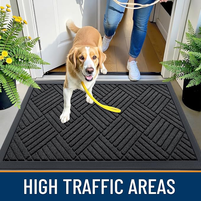OLANLY Front Door Mat Outside Entrance 71x23, Waterproof Heavy-Duty Doormat | - Image 6