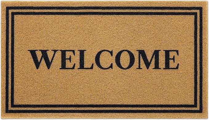 OLANLY Front Door Mat, Low Profile Doormat, Stain and Fade Resistant, - Image 3