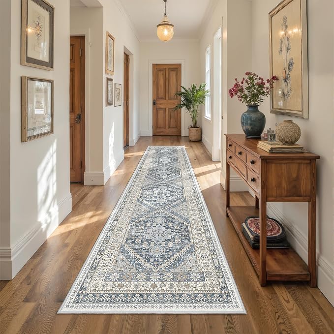 Runners for Hallway 12ft, Non-Slip Long Bathroom Rugs, Living Room, Soft - Image 5