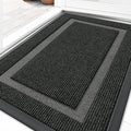 OLANLY Front Door Mat Outside 29.5x17, All-Season Heavy-Duty Rubber Doormat | by OLANLY