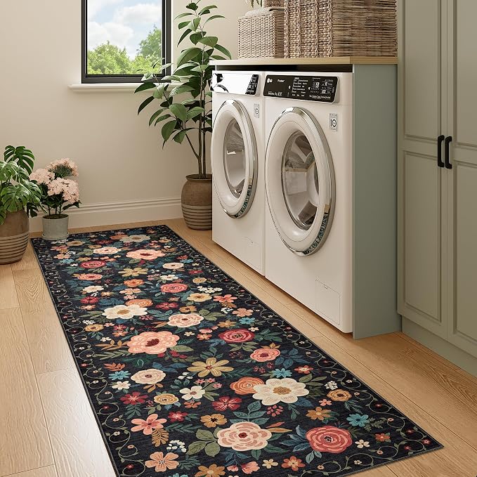 DUKINO 2x7 Runner Rug for Hallway, Washable Runner Rug Non Slip, Soft Indoor - Image 8