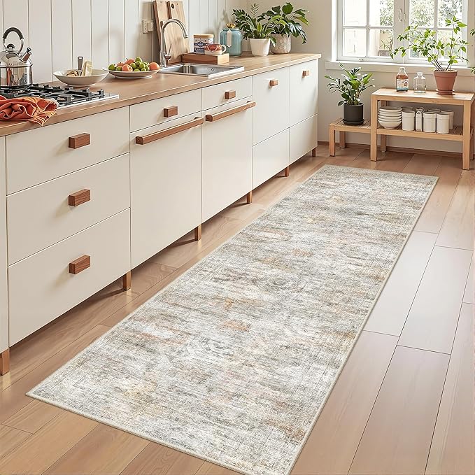 2x8 Runner Rug Non Slip, Washable Hallway Runner Rug, Nursery Room, Soft Runner - Image 5