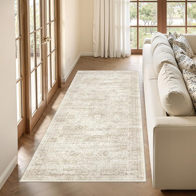 3x6 Runner Rug Non Slip, Washable Hallway Runner Rug, Nursery Room, Soft Runner - Image 3