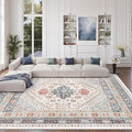 Pink Rugs for Bedroom-10x12 Area Rugs for Living Room, Dining Room, Low Pile by Zesthome