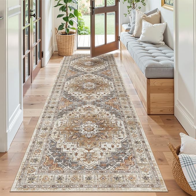 Madane Kitchen Runner 2'6''x8' Soft Rug Runners - Image 3