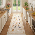 DUKINO 2x6 Kitchen Runner Rug, Washable Soft Non Slip Dog Rug, Low Pile by DUKINO