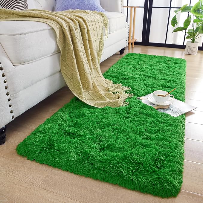 Chicrug Soft Runner Rugs for Bedroom Living Room Plush Fluffy Rug 2x6 | Shag - Image 3