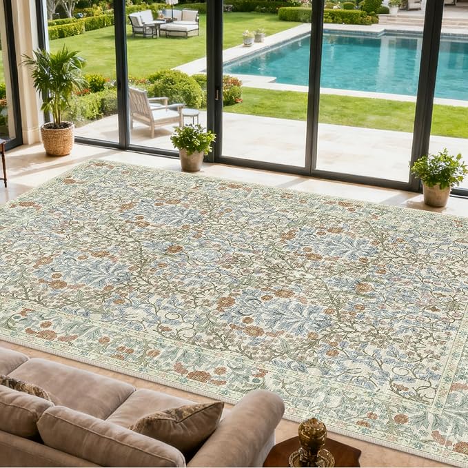 Area Rug for Living Room, 10x12 Large Washable Rugs for Dining Room, Non Slip by Unknown