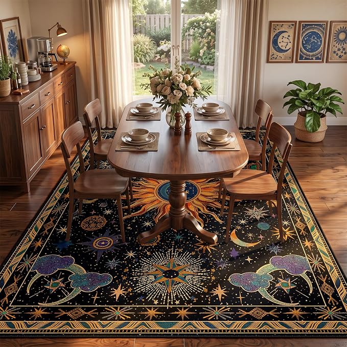 Vacuum-Friendly, 5x7 Washable Area Rug - Image 3