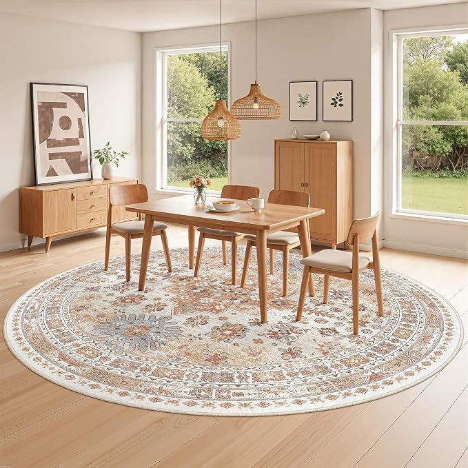 9ft Round Rug, Large Circle Rug - Image 8