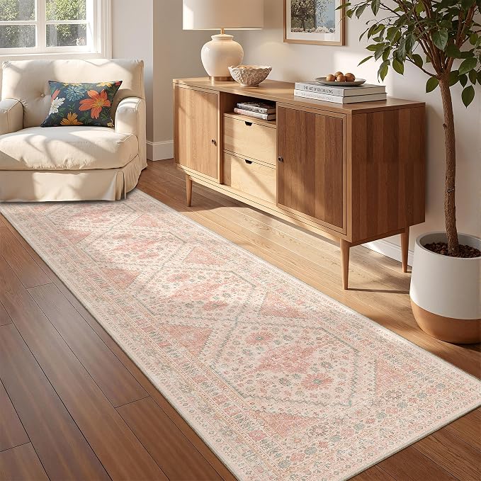 Runner Rug 2x8 Runners for Hallways Non Slip Washable Rugs, Low Pile Soft - Image 4