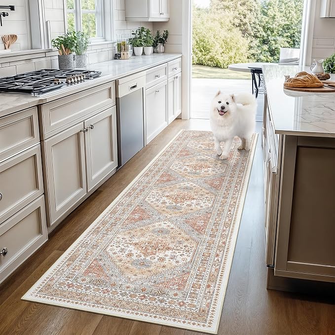Washable Runner Rug 2.5x14, Long Kitchen Rugs Non-Slip, Soft Hallway Runner - Image 9