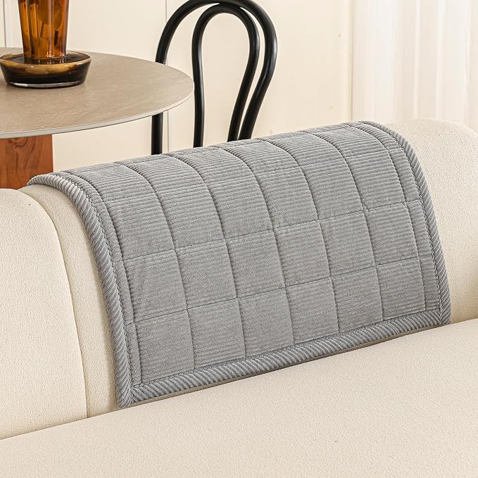 Velvet Couch Covers for Sectional Sofa Washable, Non-Slip L Shaped Sectional - Image 2