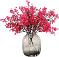 JAKY-Global 9pcs Babys Breath Artificial Flowers Gypsophila Bouquet Bulk Fake Spring Silk Small Flowers Real Touch Faux Floral for Home Bedroom Kitchen Garden Wedding Christmas Party DIY Decor (Rose)