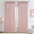 Cute Baby Pink Memory Trained Pinch Pleated Curtains 84 Inch Length 2 Panels Set by PleatedDrapes