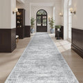 Soalmost Washable Hallway Runner Rug 3x16 Kitchen Entry Rugs Non-Slip, Foldable by Soalmost