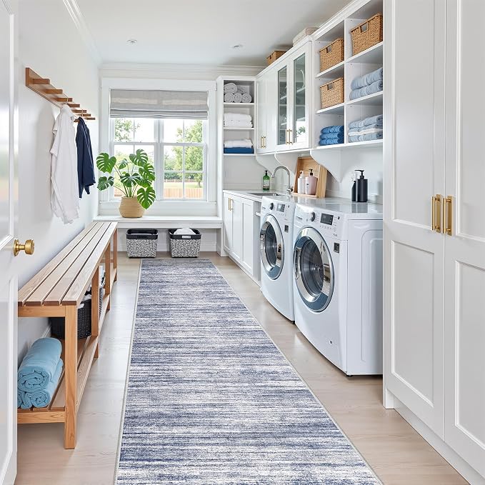 2x12 Runner Rug Non Slip, Washable Hallway Runner Rug, Laundry Room, Soft - Image 4