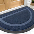 OLANLY Half Circle Front Door Mat Outside 29.5x17 All-Season Rubber Doormat | by OLANLY