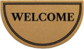 OLANLY Half Circle Front Door Mat, Low Profile Doormat, Stain and Fade Resistant by OLANLY