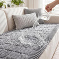 Fixwal Waterproof Flannel Dog Couch Cover, 27.6" x 94.5", Light Gray | by Fixwal
