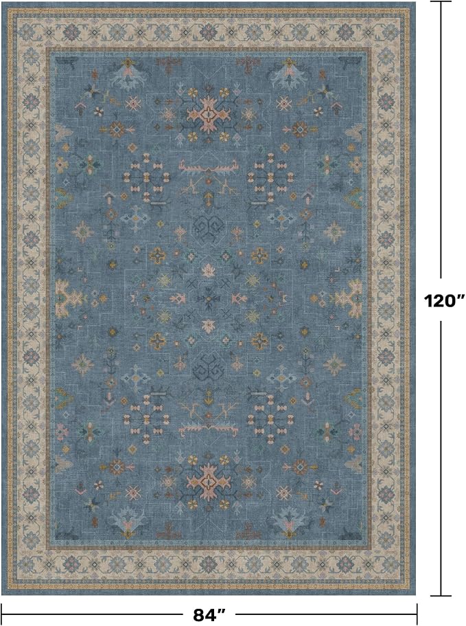 Boho 7x10 Accent Area Rugs for Living Room - Image 2