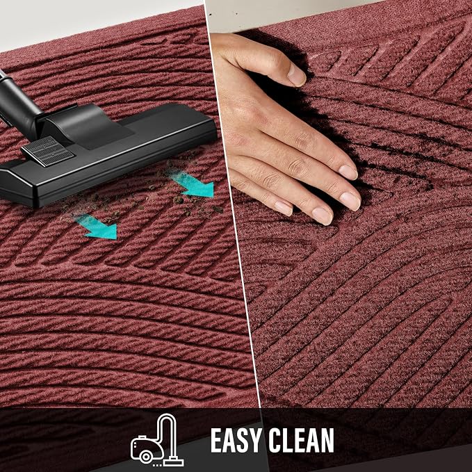 Sturdy Front Door Mat, Absorbent Muddy Dirt Resist Welcome Door Mats Outdoor - Image 7