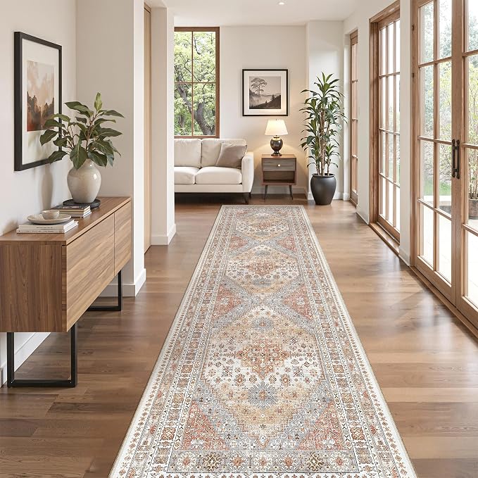 2x7 Runner Rug Non Slip, Washable Hallway Runner Rug, Nursery Room, Soft Runner - Image 5