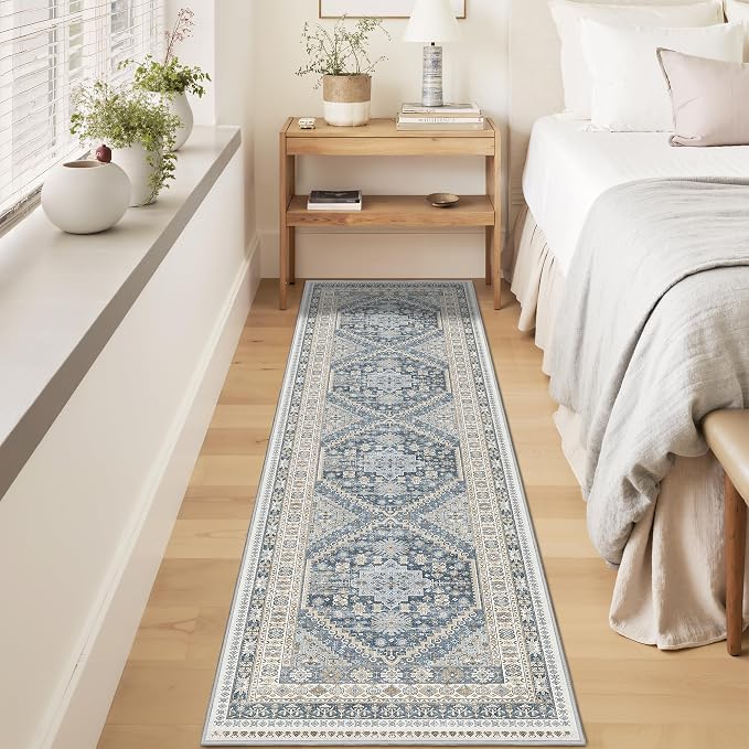 Runner Rug 2x8 Runners for Hallways Non Slip Washable, Low Pile Soft Hallway - Image 5