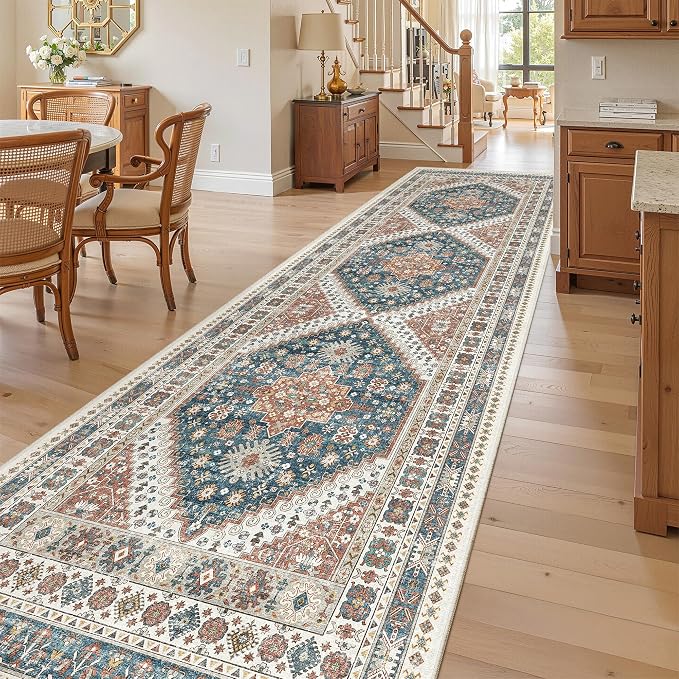 Madane Hallway Runner Rug 3x10 Washable Kitchen Runners 10ft, Low-Pile - Image 5