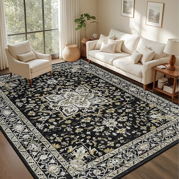 8x10 Area Rugs Living Room: Washable Rug - Image 3