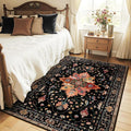 RELEANY Washable Area Rug, Water Repellent, Pet Friendly, Vintage Floral Boho by RELEANY