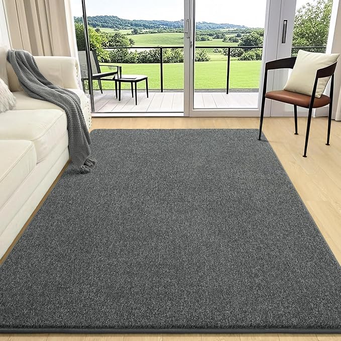 5x7 Area Rugs for Living Room Non Slip Bedroom Rug, Minimalist Washable Indoor - Image 2